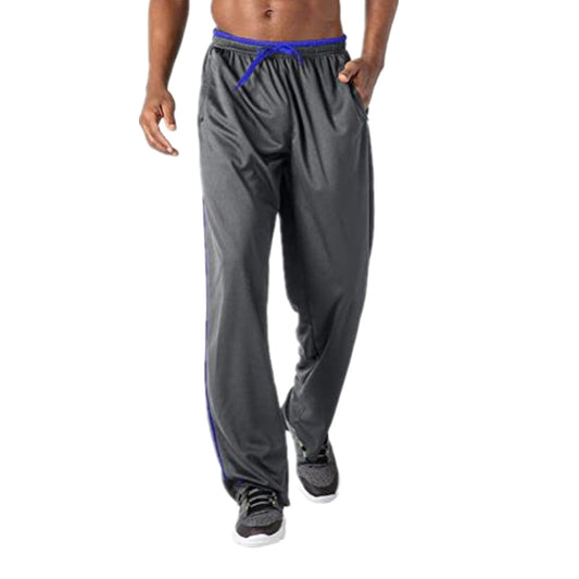 Pantalon d'entraînement sportif pour hommes avec bandes contrastées latérales Chic und Stil