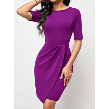 Robe Bodycon femme avec design drapé élégant Chic und Stil