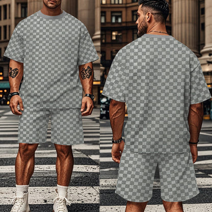 Ensemble décontracté pour hommes avec t-shirt oversize et shorts Chic und Stil
