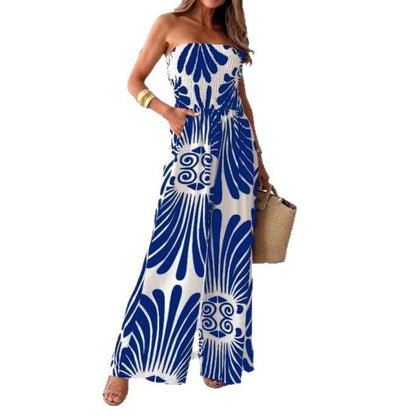 Combinaison sans bretelles pour femmes à jambes larges Chic und Stil