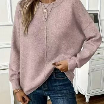 Femme Pull oversized confortable et stylé à manches longues Chic und Stil