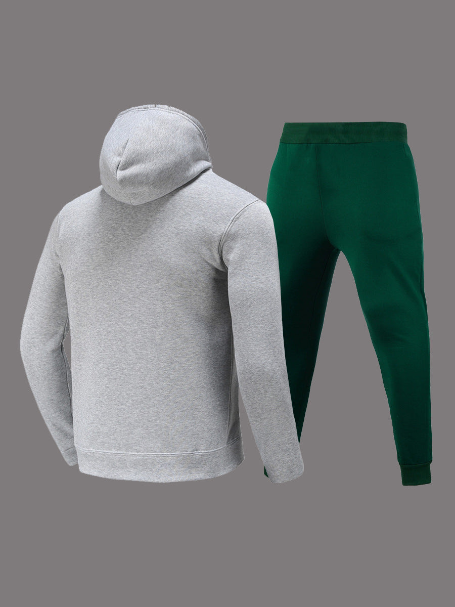 Dames Ensemble de hoodie sportif et de pantalon de jogging avec inscription créative Chic und Stil