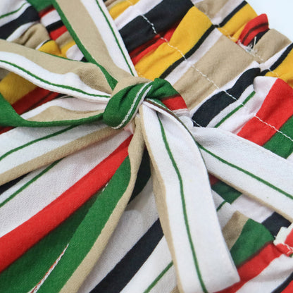 Shorts à Taille Haute Rayés pour Femmes Chic und Stil