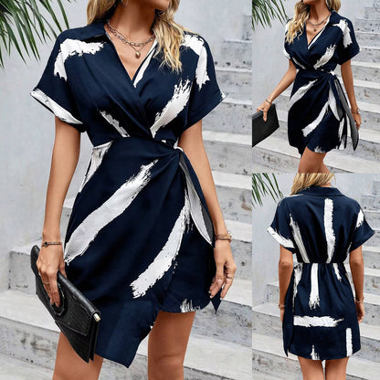 Robe portefeuille chic Chic und Stil pour femmes