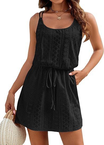 Robe d'été pour femmes avec coupe décontractée et tirage décoratif à la taille Chic und Stil
