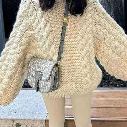 Pull en tricot épais pour femmes avec des manches surdimensionnées Chic und Stil
