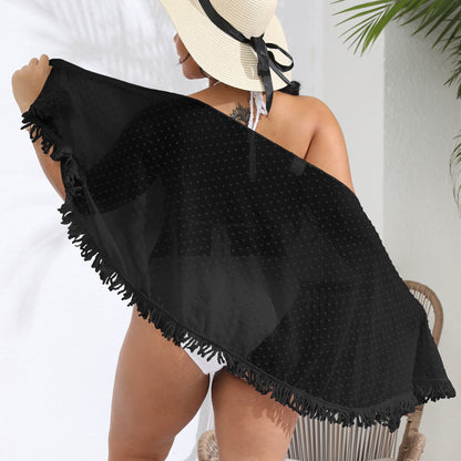 Dames Chic Franges Maillot Couverture Wrap Chic und Stil