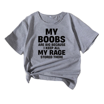 Damen Auffälliges Statement Grafik T-Shirt Chic und Stil