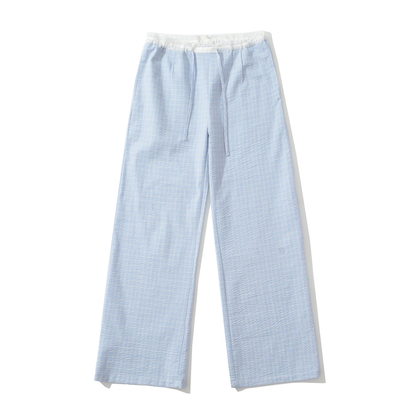 Casual palazzo pants for women with elastic waist and wide legs Chic and Style