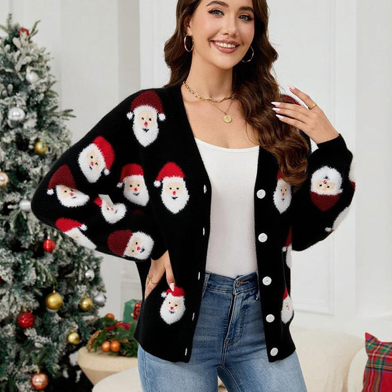 Dame cardigan en tricot de Noël Chic und Stil