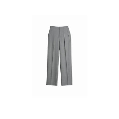 Pantalons plissés taille haute femmes Chic und Stil 1750846143