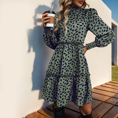 Robe mini décontractée pour dames avec volants et coupe ample Chic und Stil