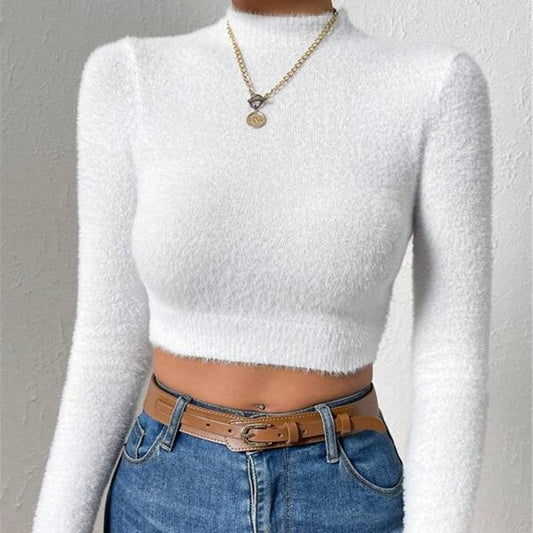 Dames Pull à manches courtes Chic und Stil