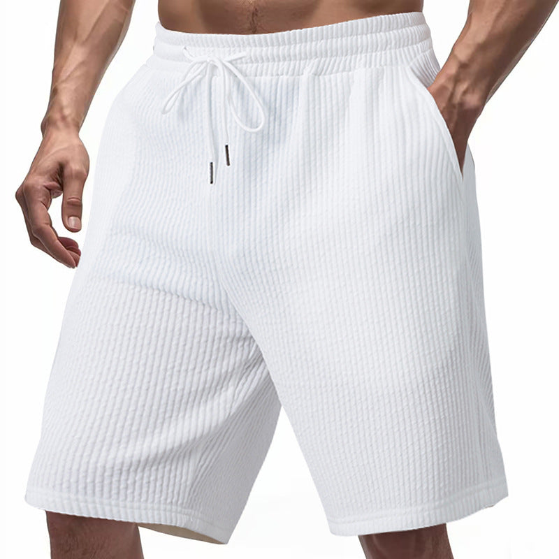 Shorts décontractés pour hommes avec taille élastique et poches latérales pratiques Chic und Stil