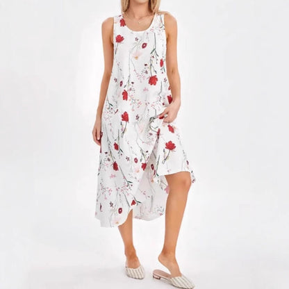 Robe d'été pour femmes avec un motif léopard tendance et poches pratiques Chic und Stil
