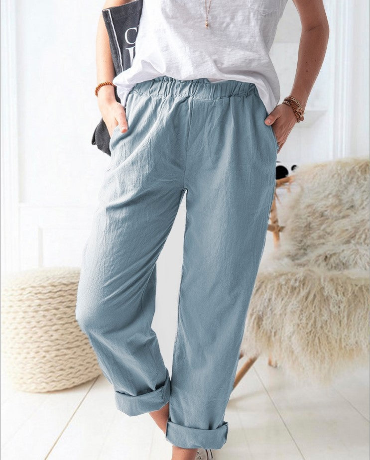 Loose linen pants for women Chic and Style