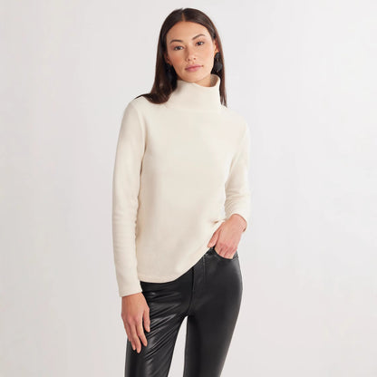 Pull à col roulé en polaire élégant pour femmes Chic und Stil