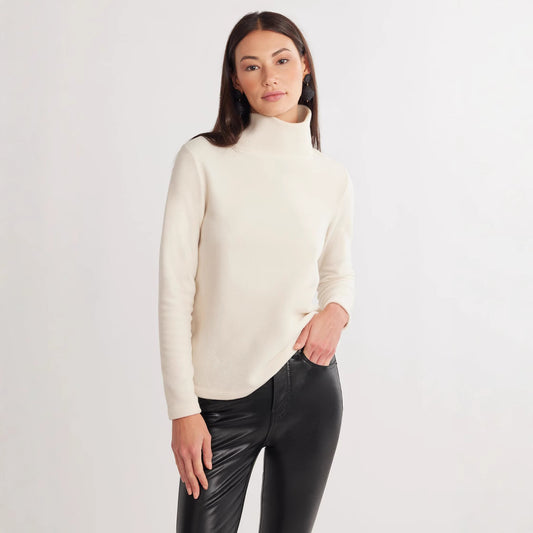 Pull à col roulé en polaire élégant pour femmes Chic und Stil
