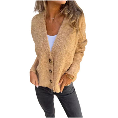 Dames Gilet en tricot confortable avec détails de boutons Chic und Stil