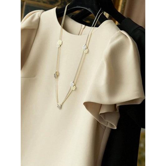 Robe Tunique à Manches Volantées pour Femme Chic und Stil