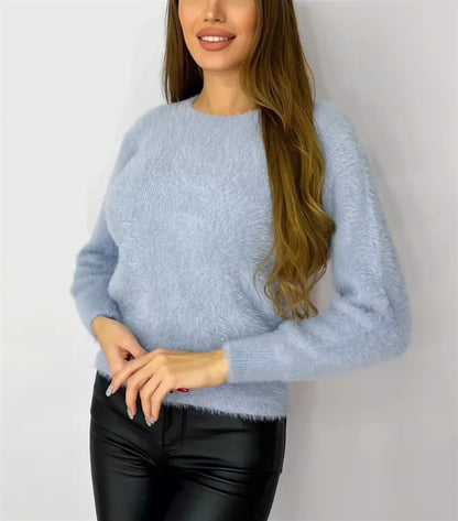 Dames Pull Doux à la Mode Chic und Stil