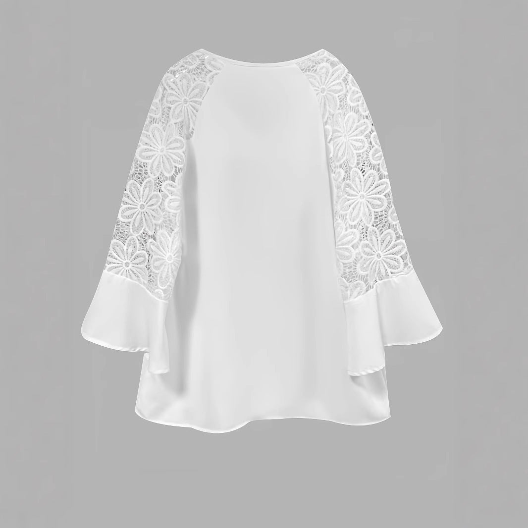 Blouse élégante pour femmes avec détail en dentelle Chic und Stil