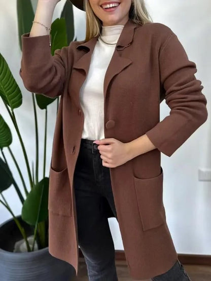 Dames Élégante et confortable veste de transition avec poches pratiques Chic und Stil