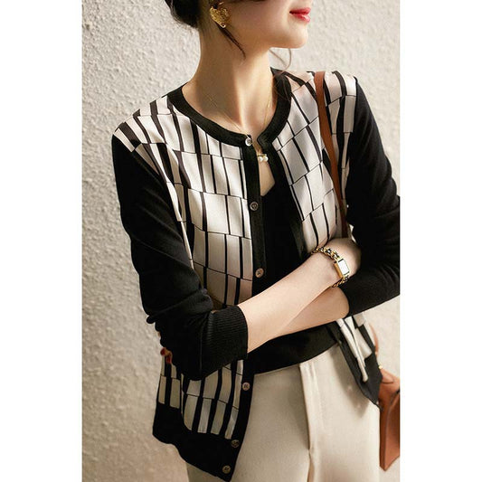 Cardigan à boutons pour femmes Chic und Stil