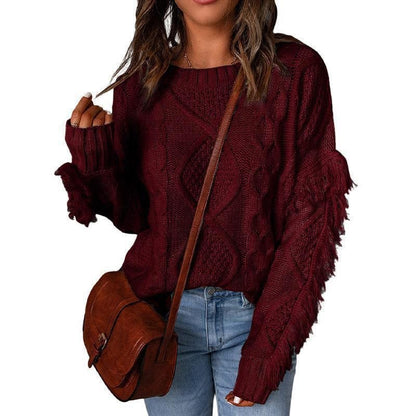 Pull femme avec tricot texturé Chic und Stil