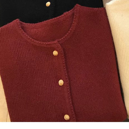 Dames Cardigan luxueux avec détails de boutons Chic und Stil