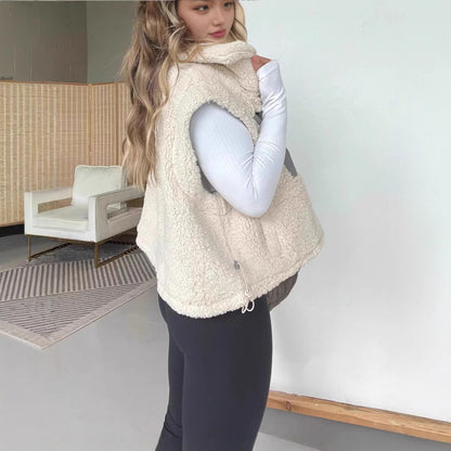 Dames confortable veste en polaire avec fermeture éclair pratique Chic und Stil