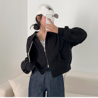 Veste zipper décontractée pour femmes Chic & Stil