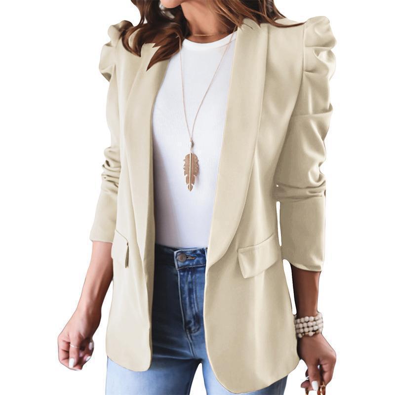 Blazer élégant pour dames avec des manches bouffantes et une coupe tendance Chic und Stil