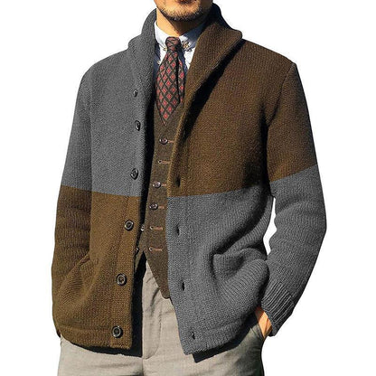 Veste élégante pour hommes avec col montant et détails en bouton Chic und Stil