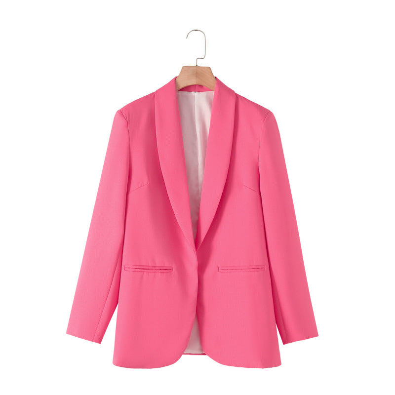 Dames blazer élégant avec coupe unique et poches Chic und Stil