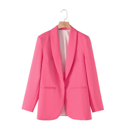 Dames blazer élégant avec coupe unique et poches Chic und Stil