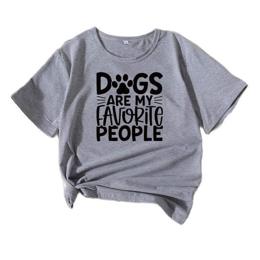T-shirt graphique pour femmes amatrices de chiens Chic und Stil