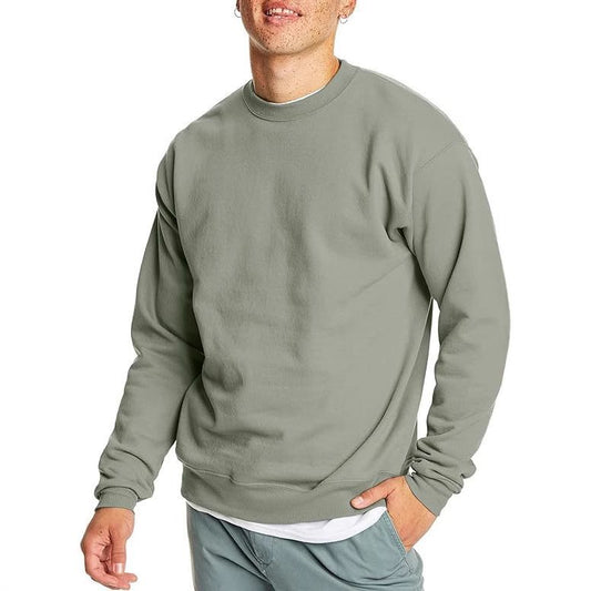 Pull-over décontracté pour hommes avec col rond et coupe ample Chic und Stil