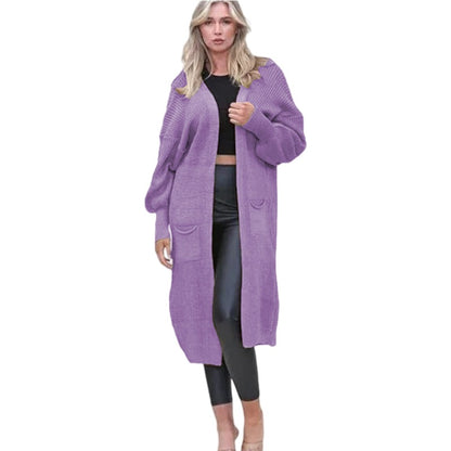Cardigan en maille épaisse pour femmes avec poches profondes et coupe décontractée Chic und Stil