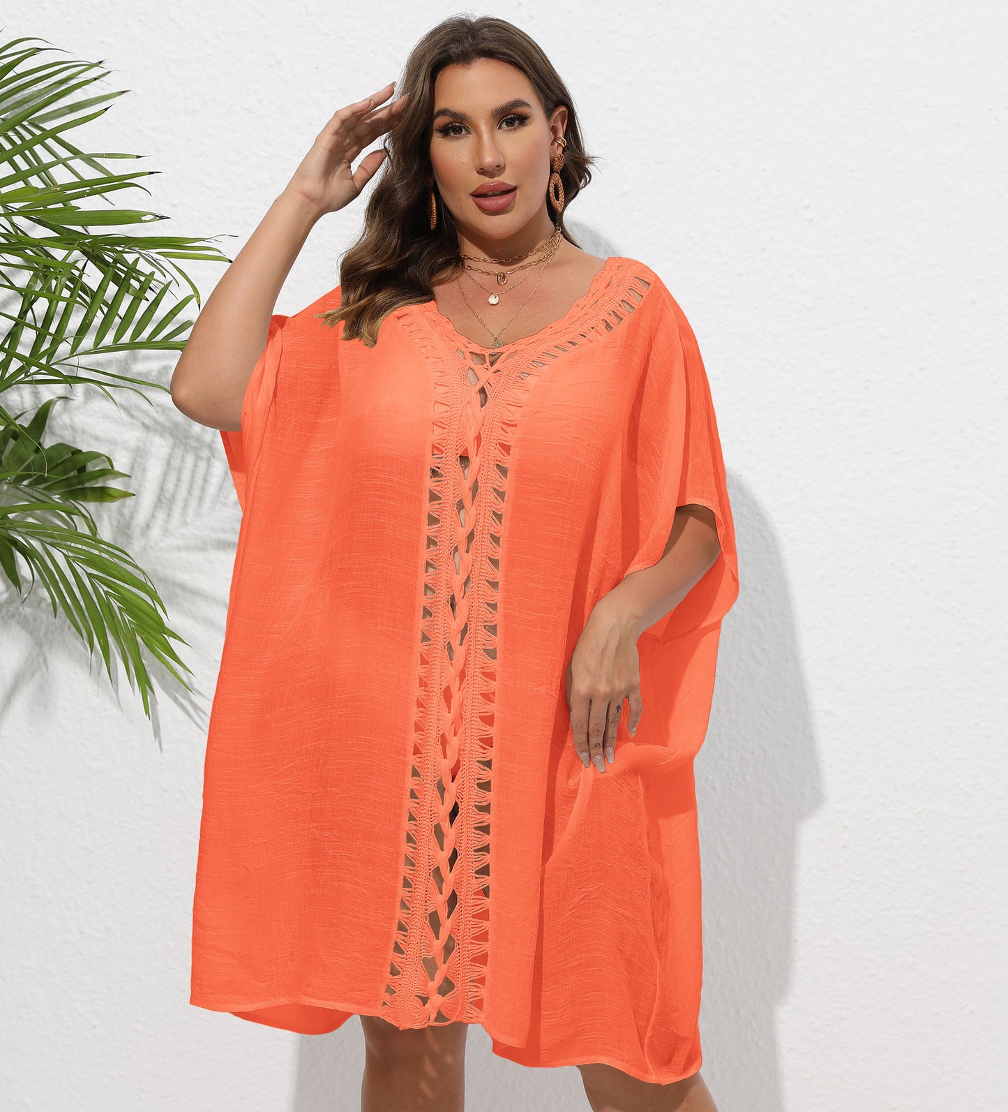 Ladies Light Beach Kaftan Cover-up Chic and Style