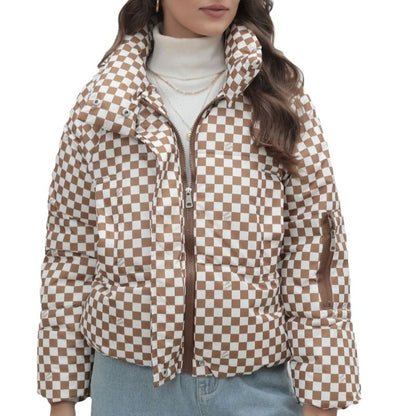 Dames coupe-vent doudoune avec col montant Chic und Stil