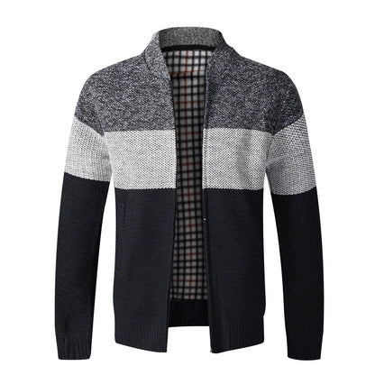 Cardigan en tricot sportif pour hommes au design moderne Chic und Stil