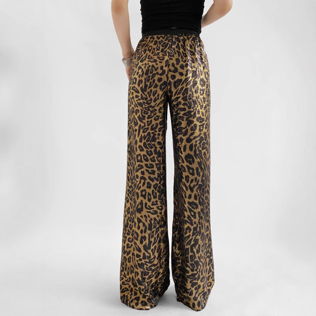 Elegant leopard pants for women Chic and Style