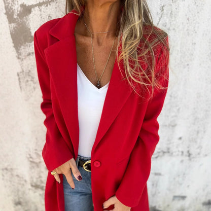 Dames Élégante et moderne Longue Veste Chic und Stil