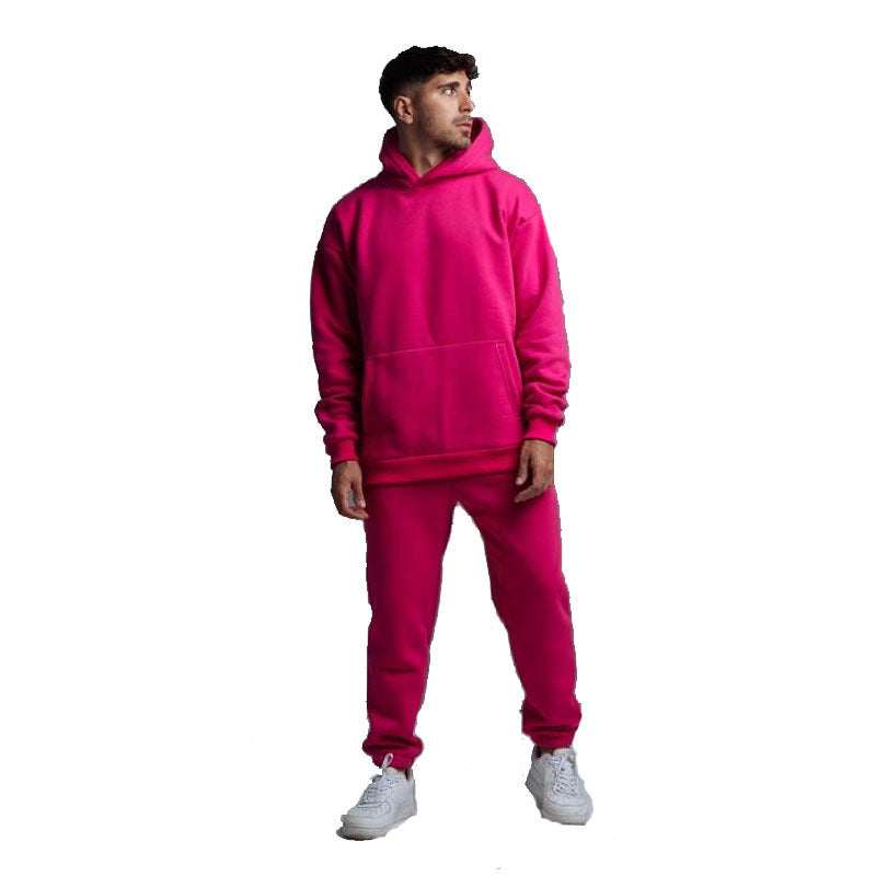Men's comfortable hoodie and chic jogger pants