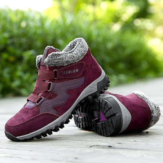 Bottes de randonnée pour femmes avec doublure isolante et semelle antidérapante Chic und Stil