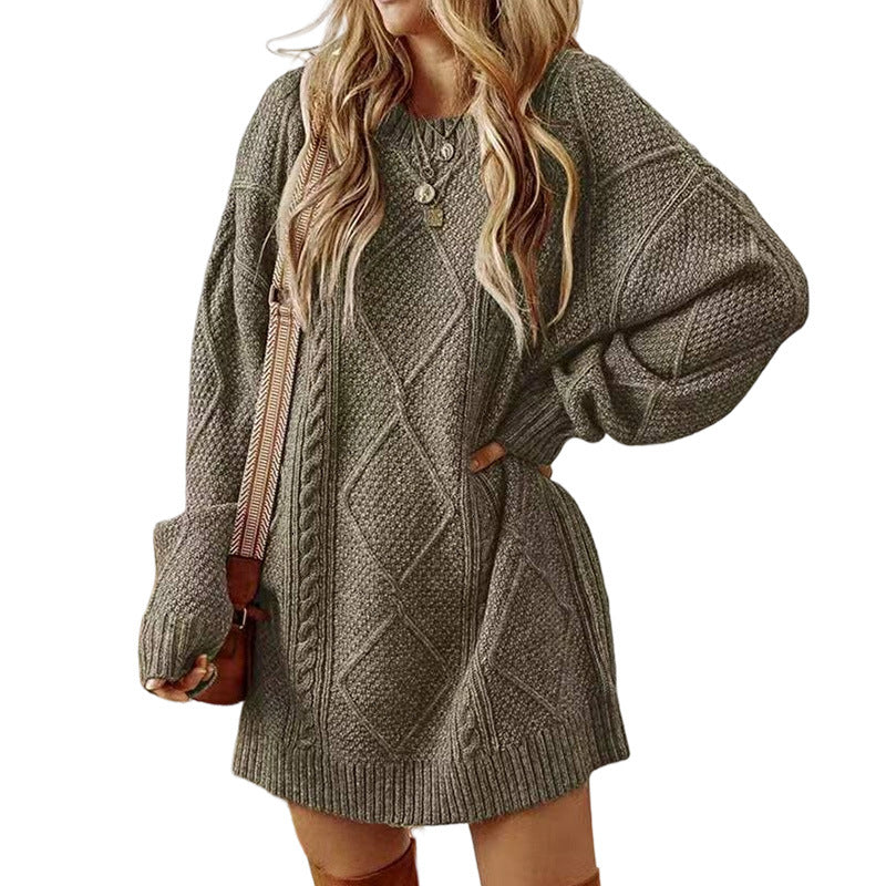 Femme Pull en tricot surdimensionné Chic und Stil