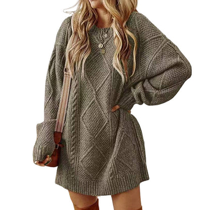 Femme Pull en tricot surdimensionné Chic und Stil