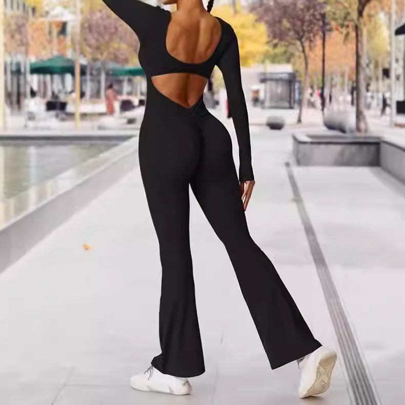 Dames Combinaison à manches longues sportive avec coupe ajustée Chic und Stil