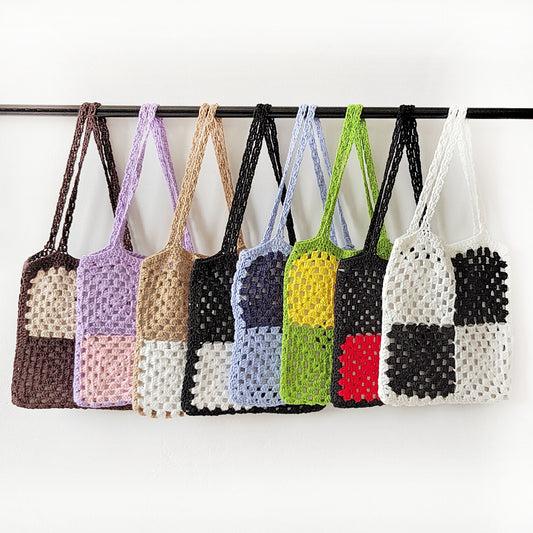 Women Eco-Friendly Crochet Shopping Bag Chic and Style